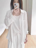 New Fashion Slimming Small Small Sleeves Thin Thin Sunscreen Shirt Women's Summer Korean Version Of Loose Cardigan Coat Female Trend