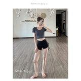 Sports Running Fitness Yoga Clothes Short-Sleeved T-Shirts For Summer Thin Leisure Beauty Back With Thin Short Top