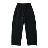 Autumn And Winter Thick Velvet Embroidery Banana Pants Casual Loose Straight Trousers Warm And Comfortable