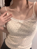 Summer New U-Necked Broken Flower Short Sleeves Short Shoulder Blouse Girl Slimming Bottom Small Fresh T-Shirt Girl