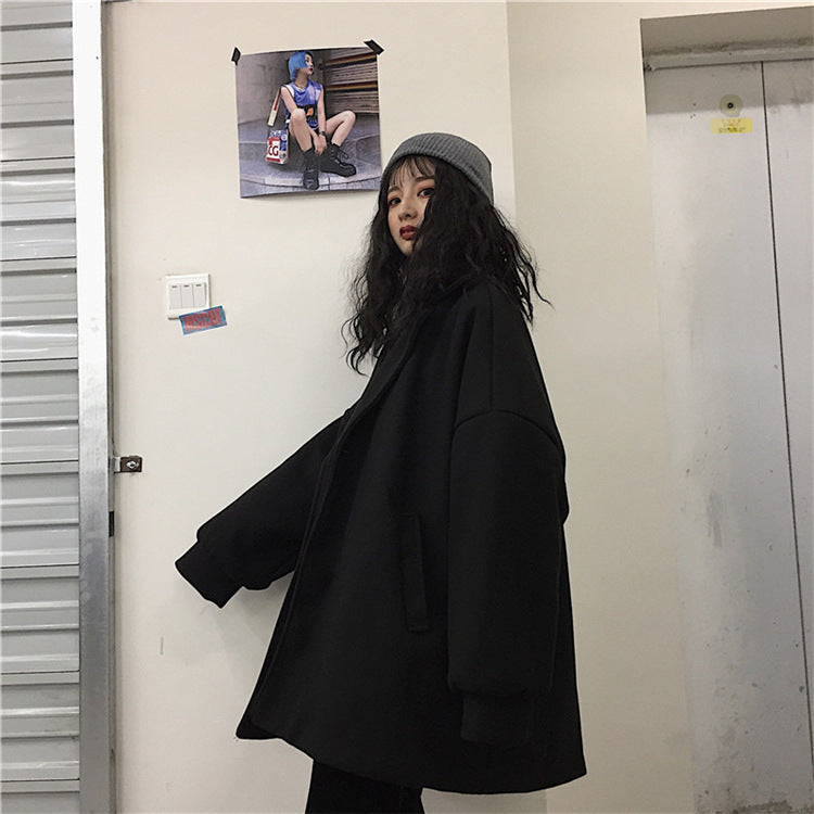 Hairy Suit Coat Female Coat Autumn And Winter Small Hepburn Couple Couple Coat