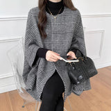 Export Lotte Loose Autumn And Winter Bat Sleeve Coat
