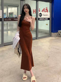 2025 Summer New Sexy Hottie Sling Dress Pure Lust Wind To Thin Temperament With The Hips