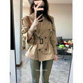 Advanced Windwear Jacket 2026 Autumn New Temperament Double Row British Small Short-Term Waist Coat Top Woman