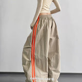 Vintage Red Sweatpants Women 2026 New Year Pop College Wind Jazz Dance Loose Scimits-On Shorts