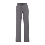 Spice Girls Casual Waist Thread Straight Sleet Sleet Trousers Casual Trousers Women's New Trousers