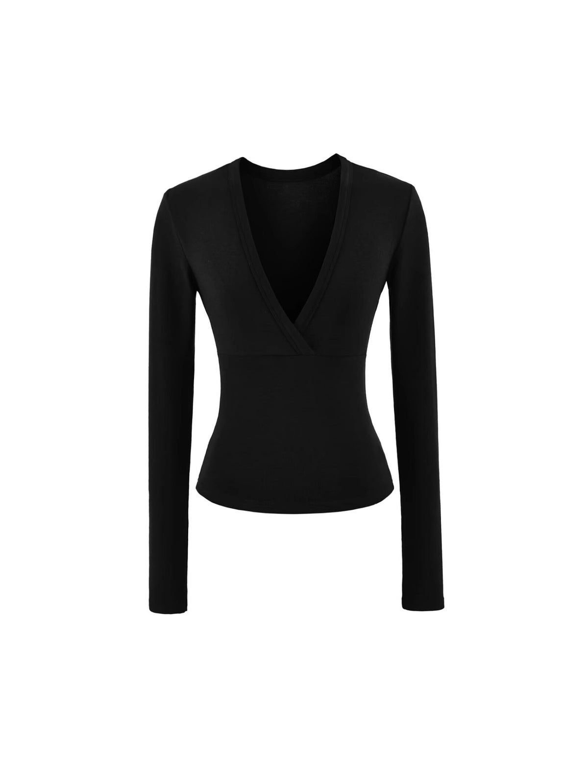 Pure Wind Cutting Line Cashmeal Blouse Slimming Shirt Design Sense Niche Top