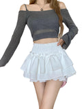 Ballet Style Half Dress Women's Summer Version Of 2025 New High-Waist Thin Design Sweet And Spicy Cake Fluffy Skirt