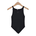 Spice Girls Summer The Same Vest Sling Flat Mouth Knit Triangle Under The Helid Elastic Slimming Bottom Thin