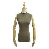 Hottie Summer Personality High-Neck Vest Sleeveless Slimming Top
